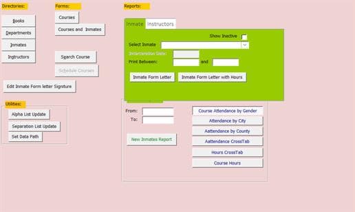 DEVELOPER FOR ACCESS DATABASE - FIXES AND TWEAKS