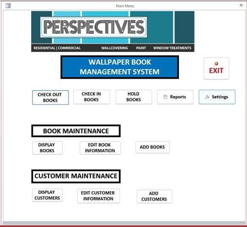 WALLPAPER  BOOK MANAGEMENT SYSTEM