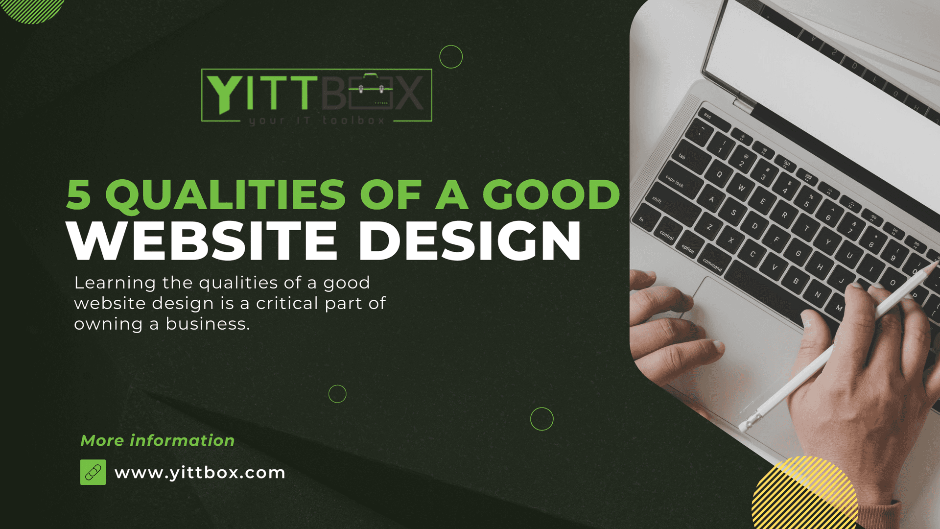 5 Qualities of a Good Website Design